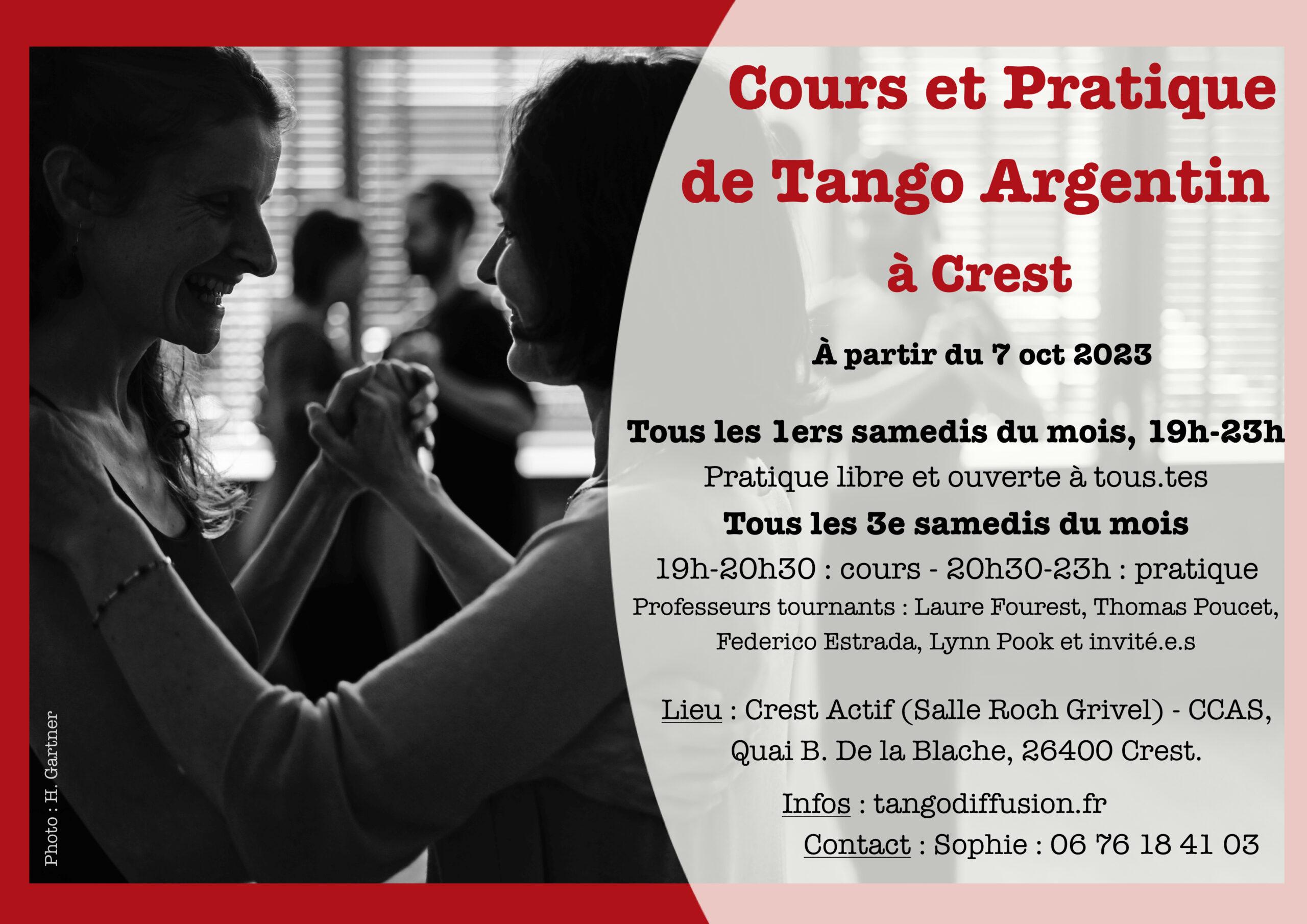 Pratique tango argentin Crest