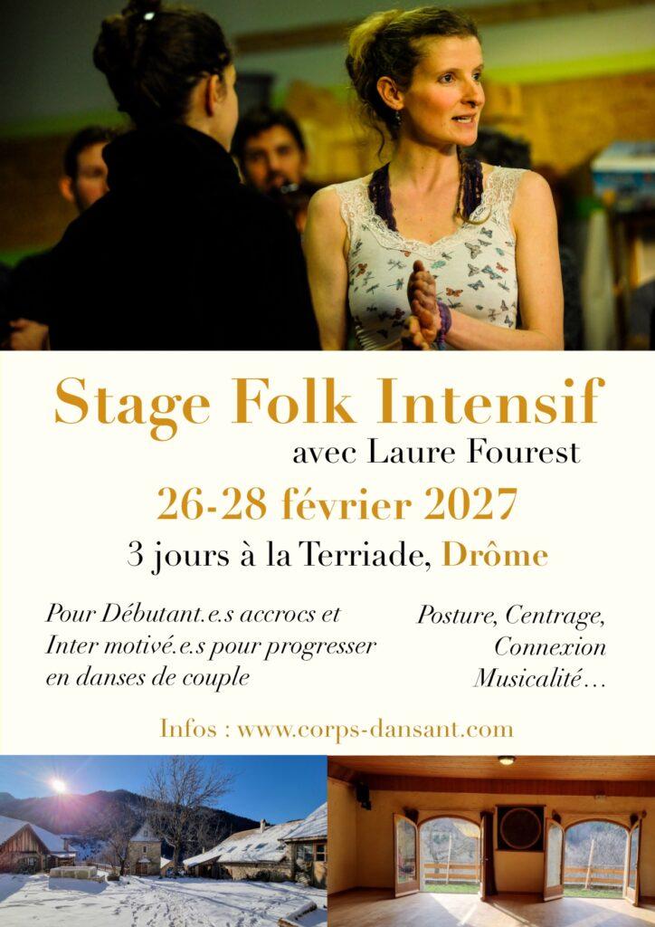 Stage intensif danses de couple Bal Folk Laure Fourest